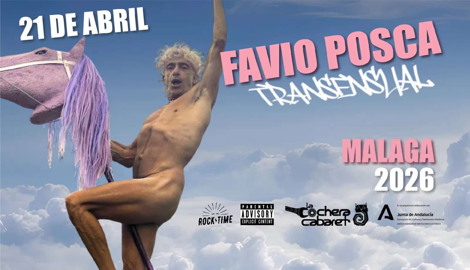 Favio Posca actuando en Transensual en Málaga 2026