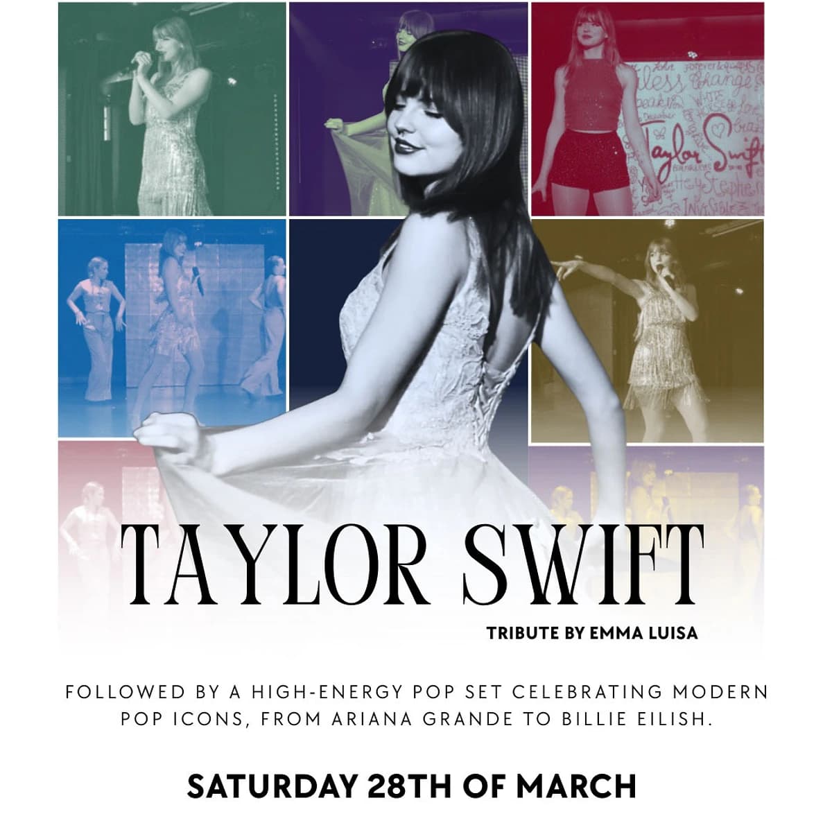 Taylor Swift tribute concert at La Sala Puerto Banus in Marbella 2026