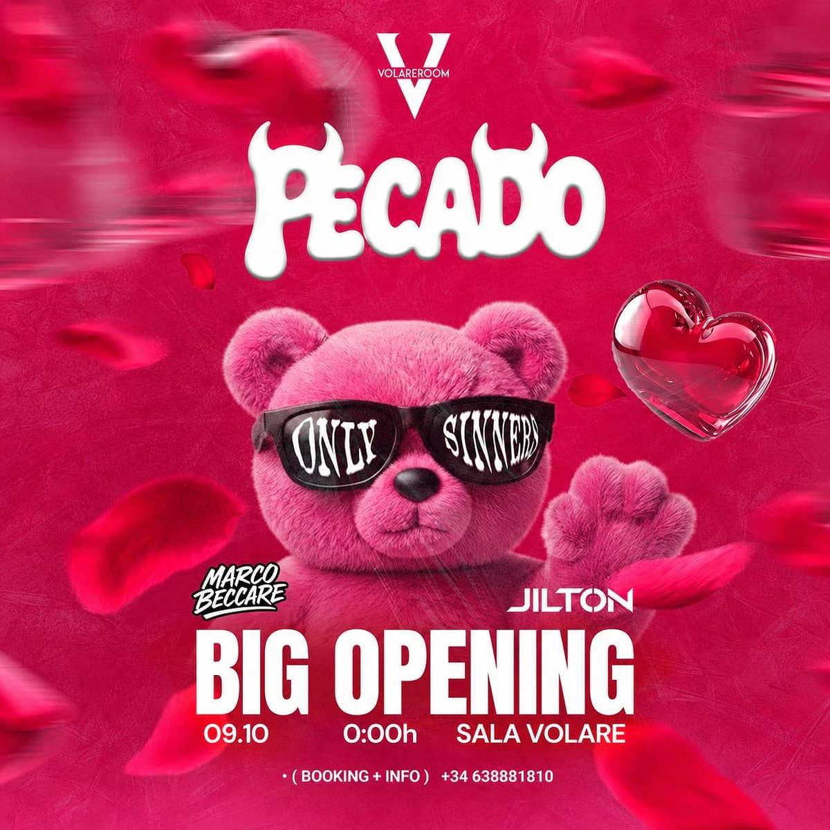Pecado: Big Opening with Marco Beccare & Jilton Poster