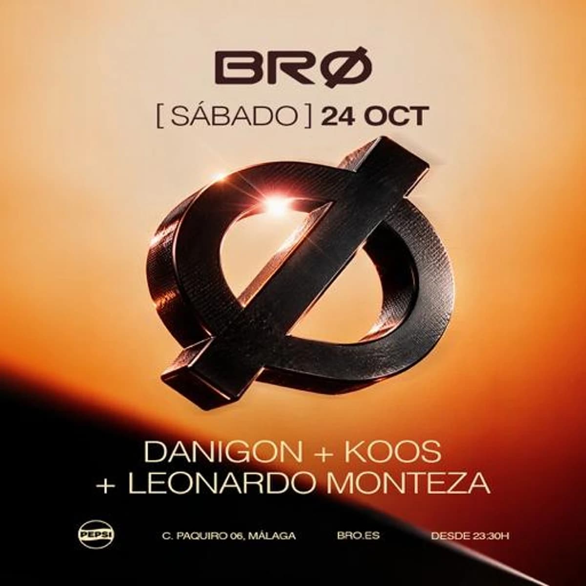 DANIGON, KOOS y Leonardo Monteza en BRØ · 24 octubre Póster