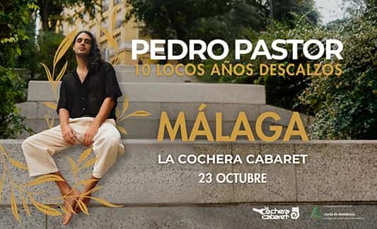 Pedro Pastor performing live in Málaga 2026