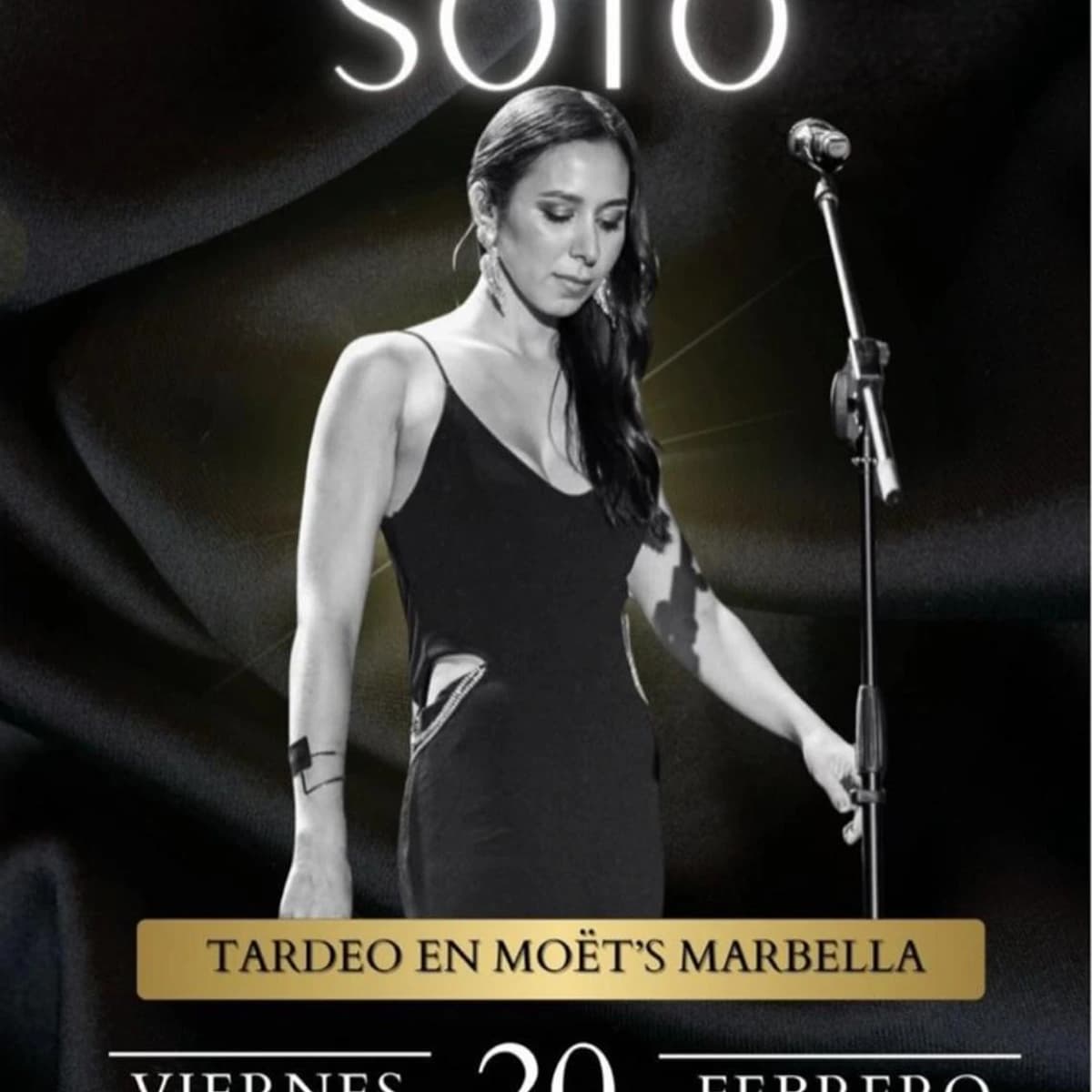 Ana Soto – Flamenco Afternoon at Möet’s Lounge Marbella Poster