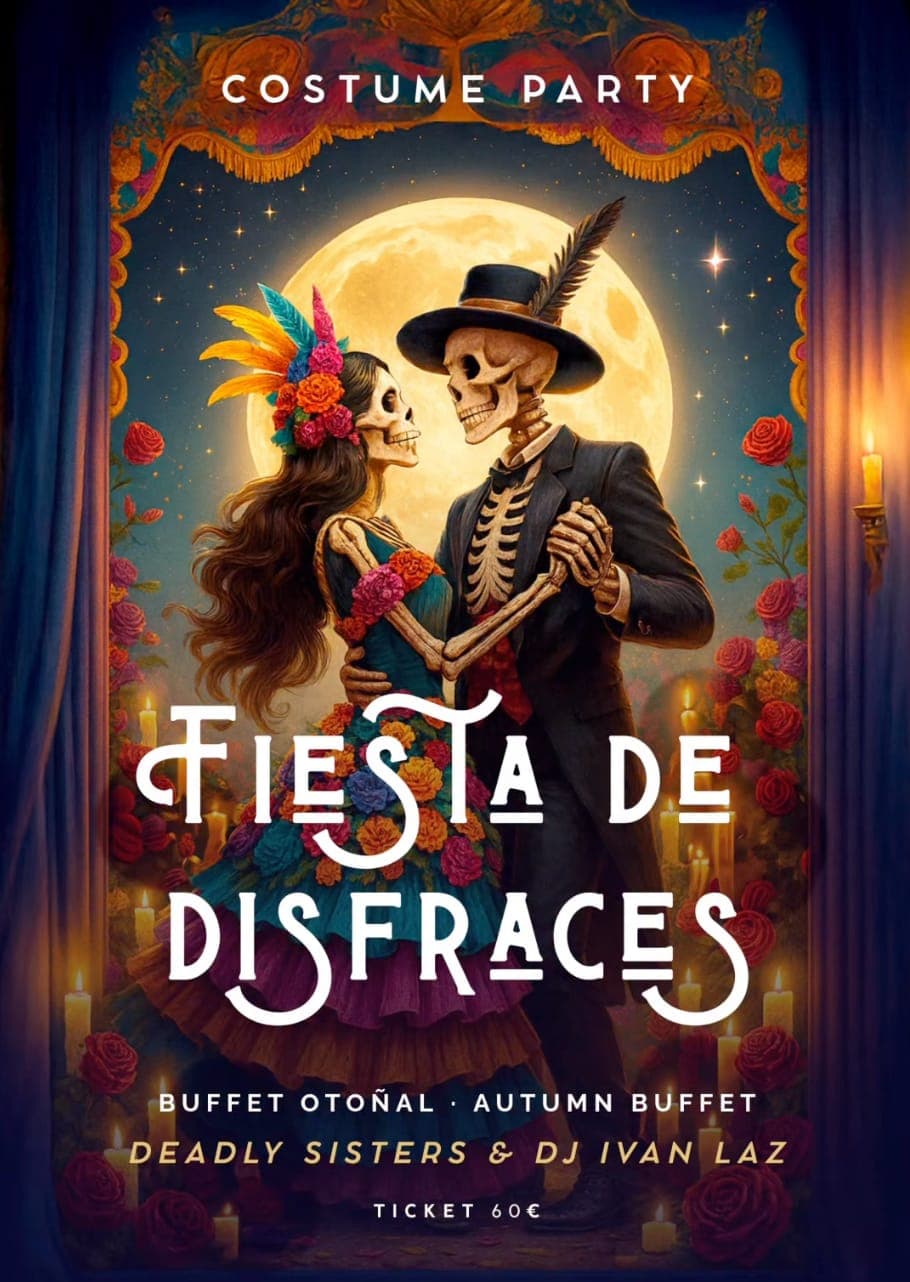 Costume Party at La Fonda Heritage Poster