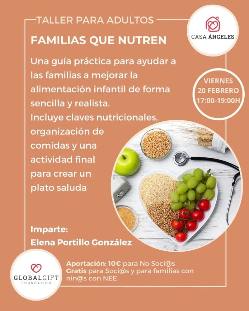 Taller Nutrición Infantil · Familias que Nutren Imagen de Galería 1