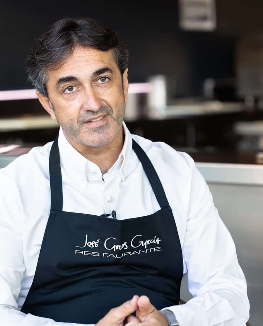 Cartel del evento Chef’s Table con el chef con estrella Michelin JosĂ© Carlos GarcĂa en Restaurante Jara, Kimpton Los Monteros Marbella; 27 de agosto de 2025, 20:00.