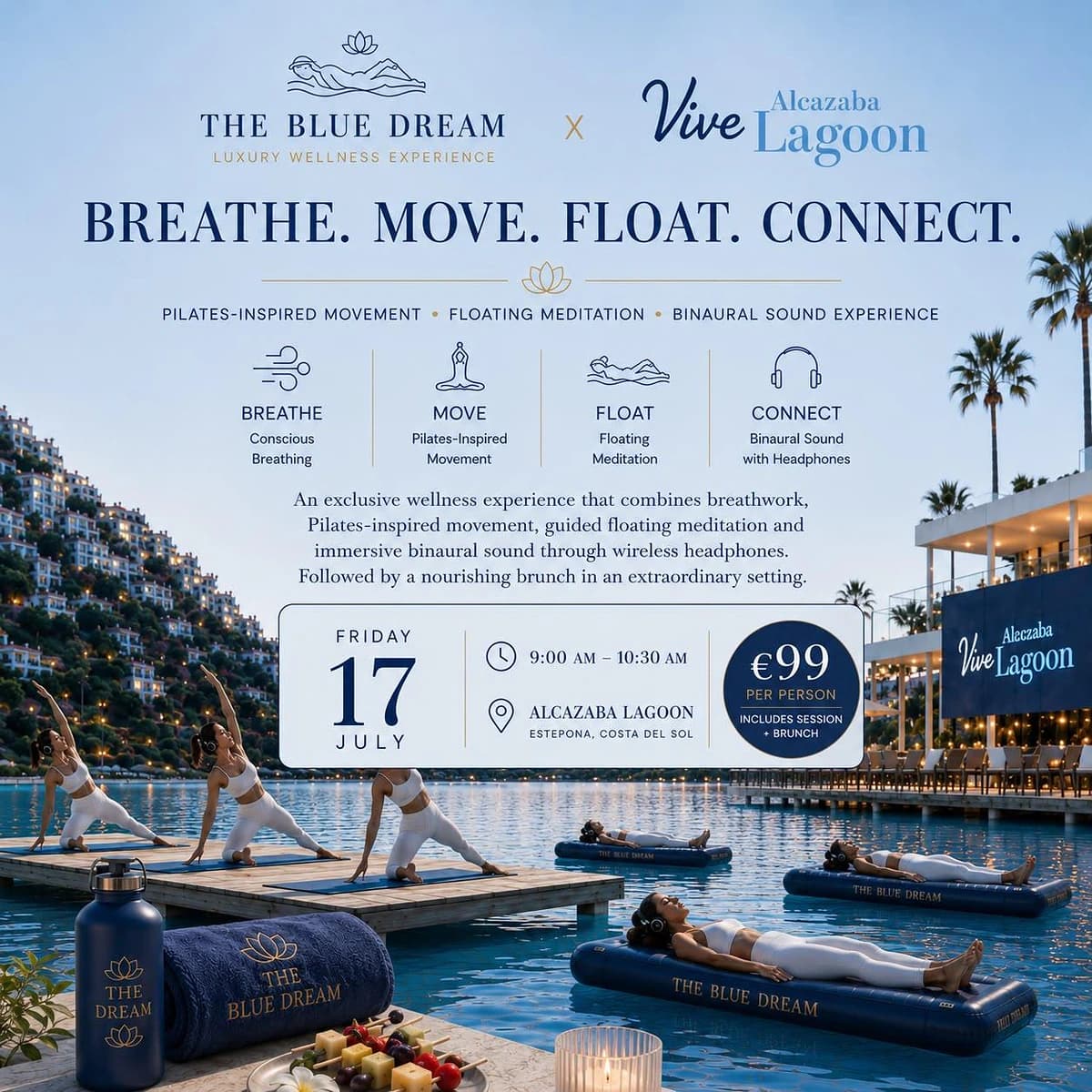 The Blue Dream x Vive Alcazaba Lagoon Poster