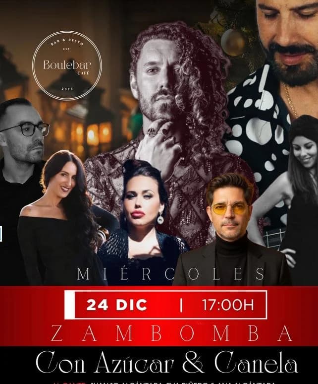 Flamenco Christmas «Zambomba» with Con Azúcar y Canela Poster