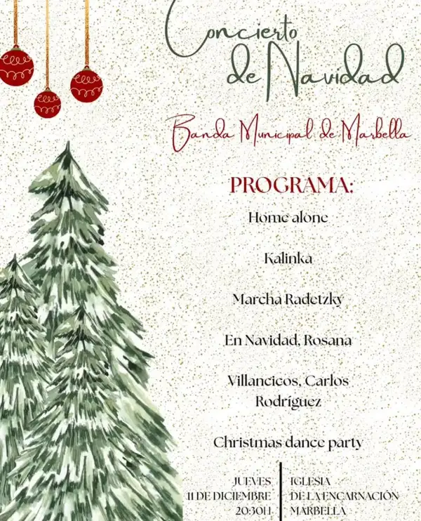 Christmas Concert | Marbella Municipal Band Gallery Image 1
