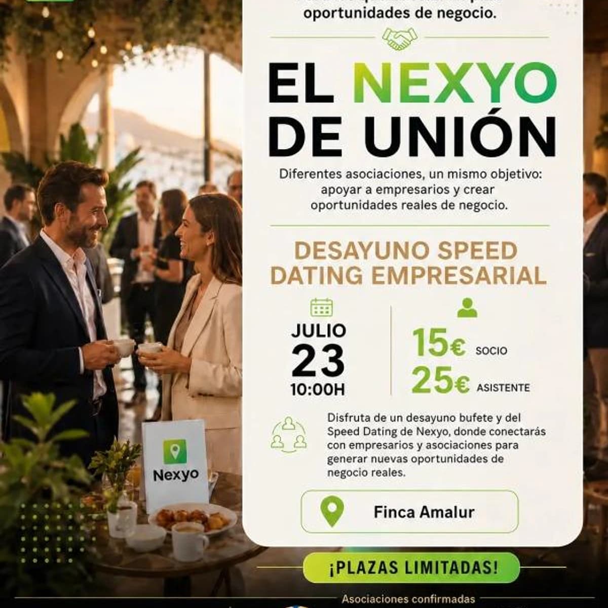 El Nexyo de Unión: Business Speed Dating Breakfast Poster
