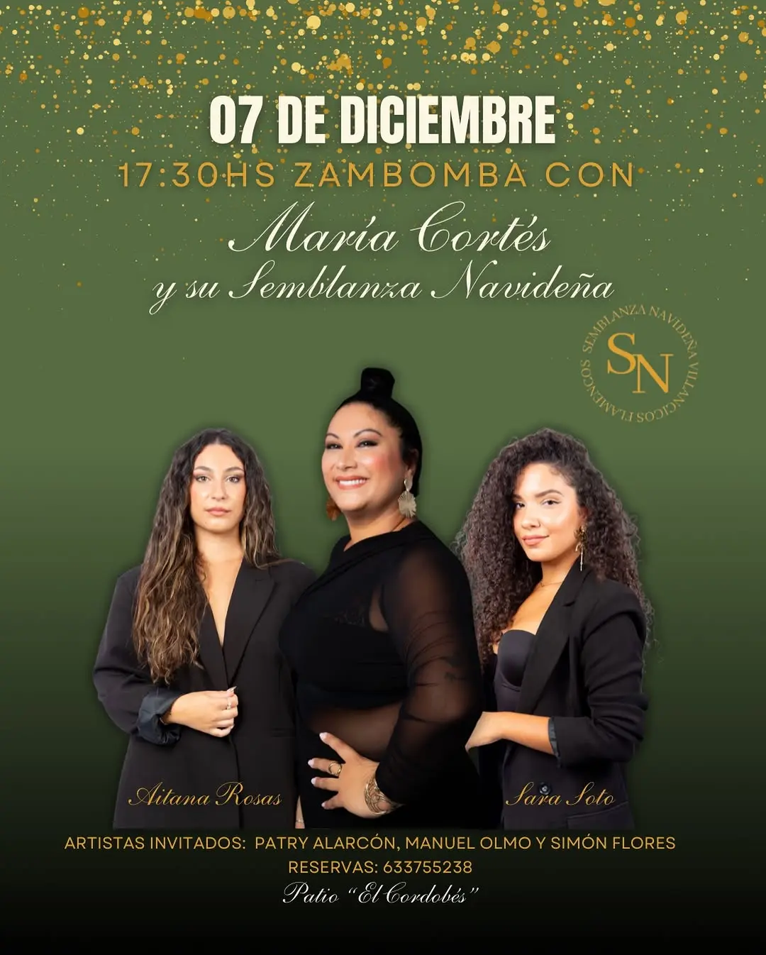 Zambomba Patio El Cordobés Póster