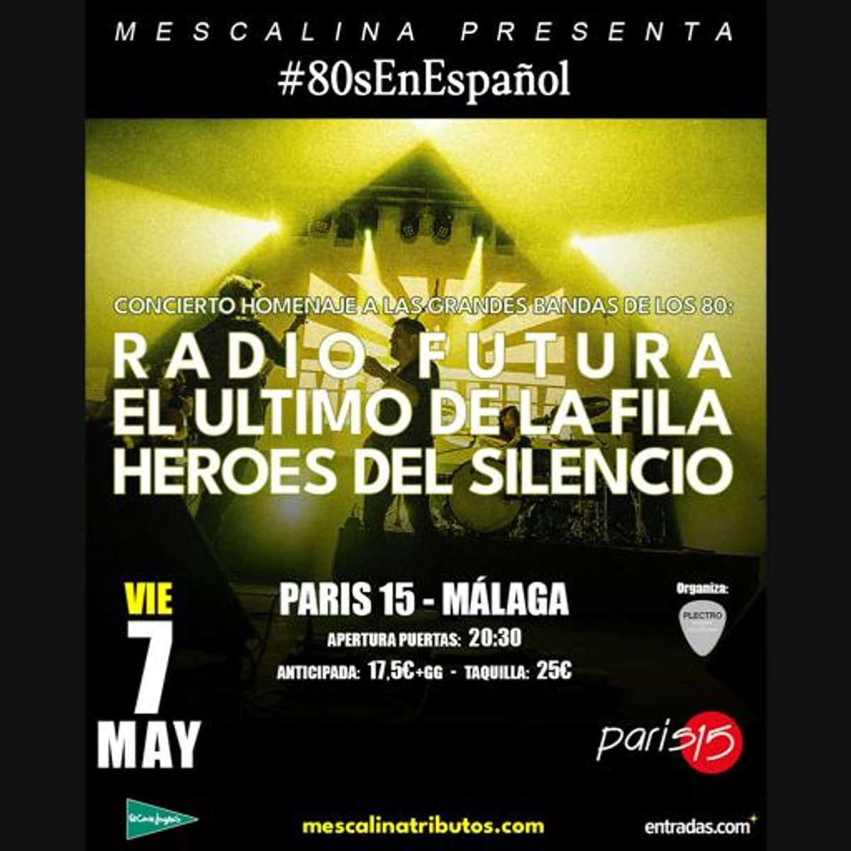Mescalina #80s En Español en Málaga Póster