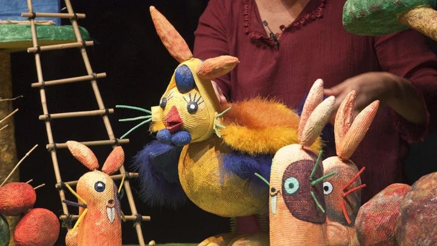 La Gallina Churra – Teatro de Marionetas Familiar Póster