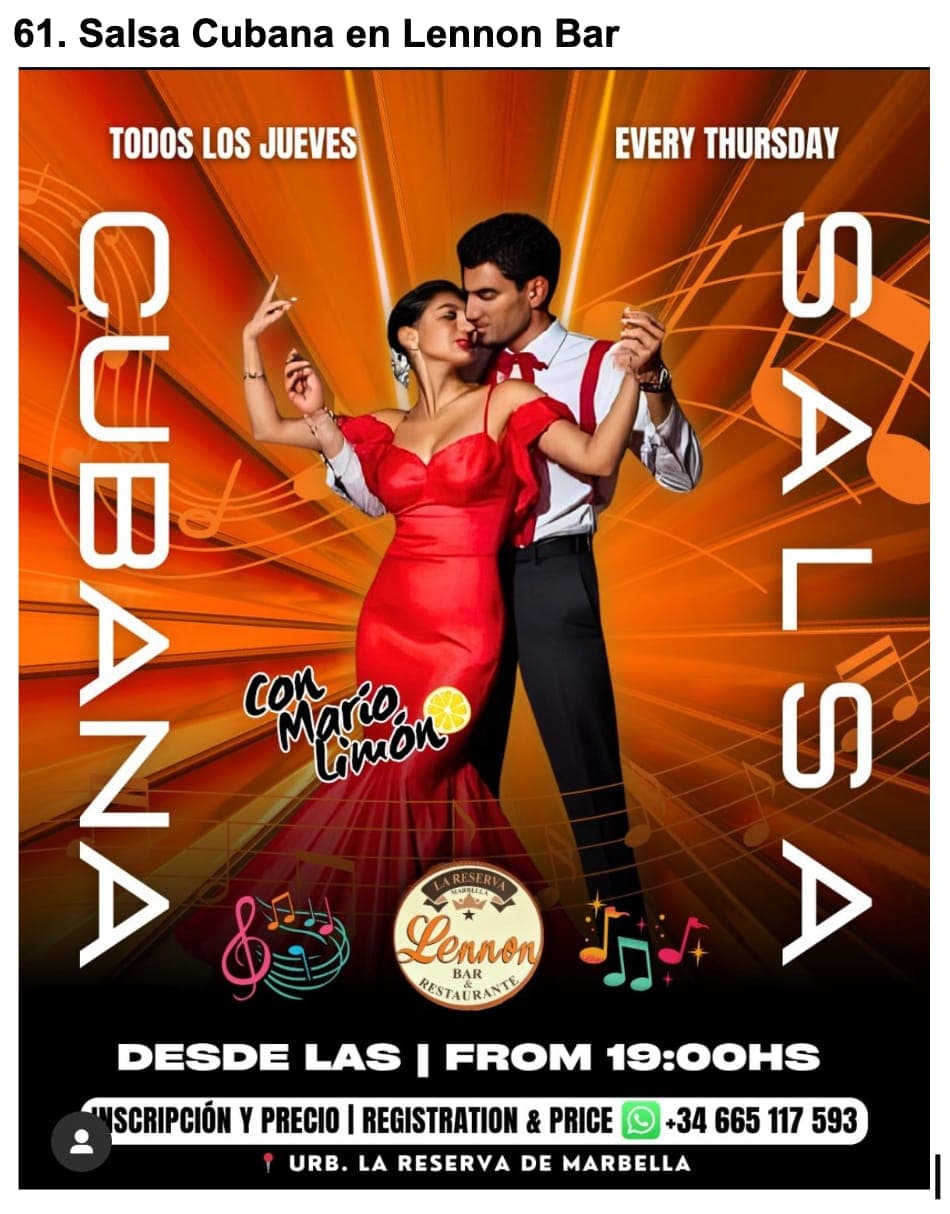 Salsa Cubana Póster