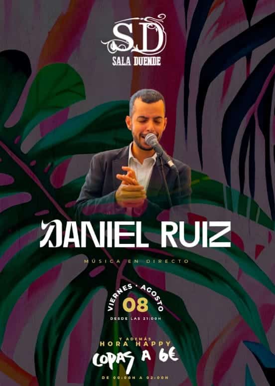 Concierto de Daniel Ruiz Poster