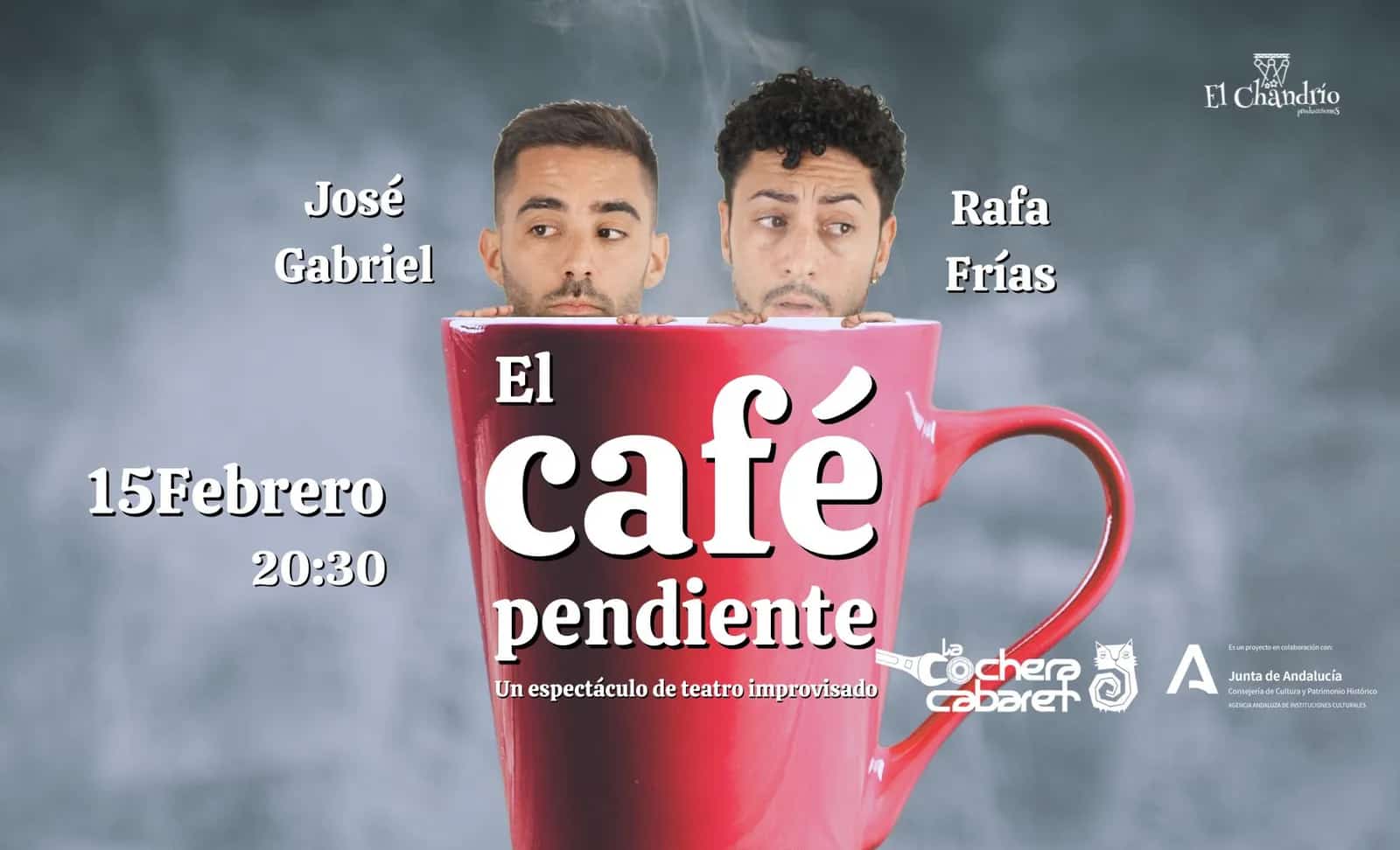Espectáculo de teatro El Café Pendiente en Málaga 2026