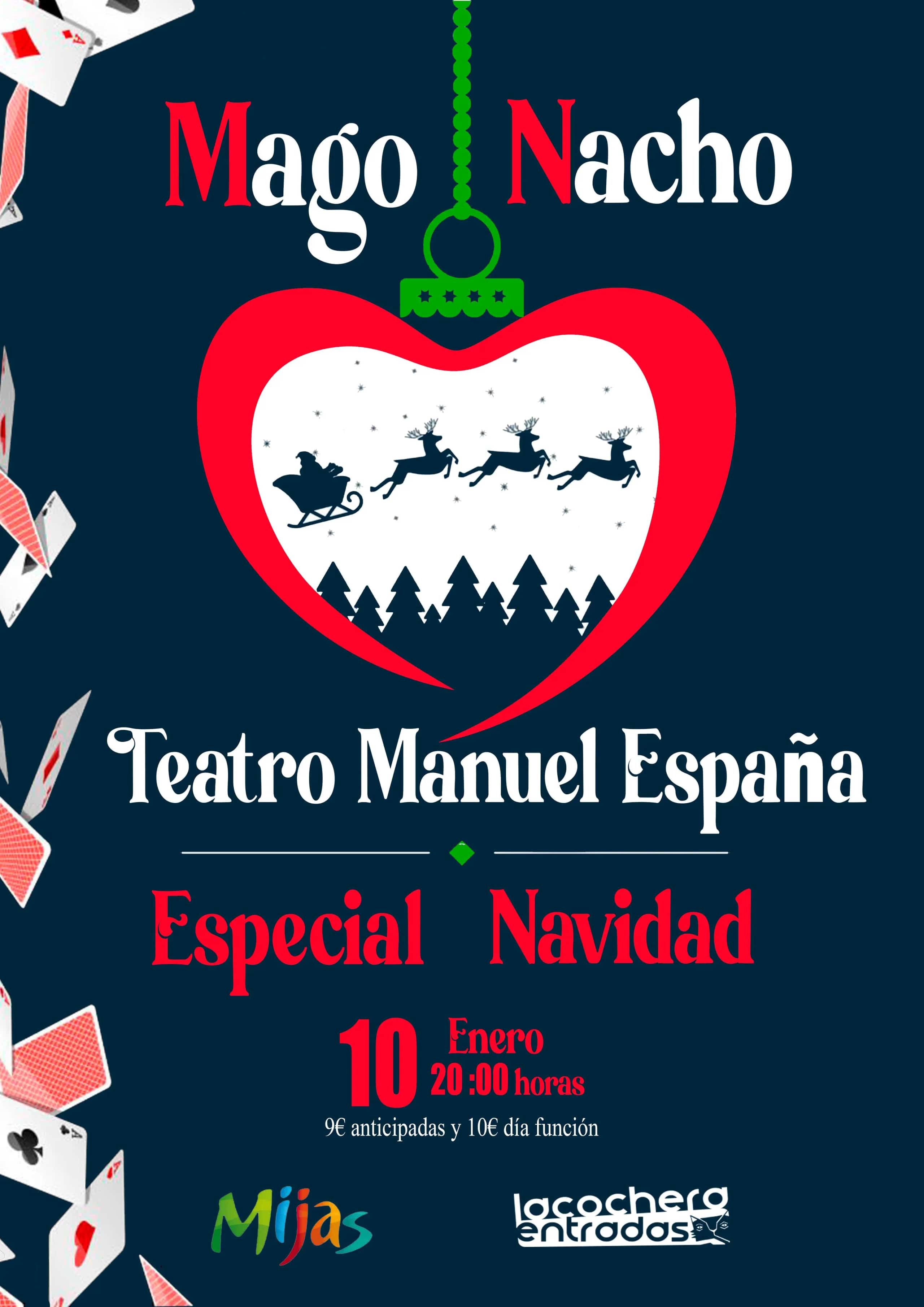 Mago Nacho “Especial Navidad” 2026 – Magia para Toda la Familia en Málaga