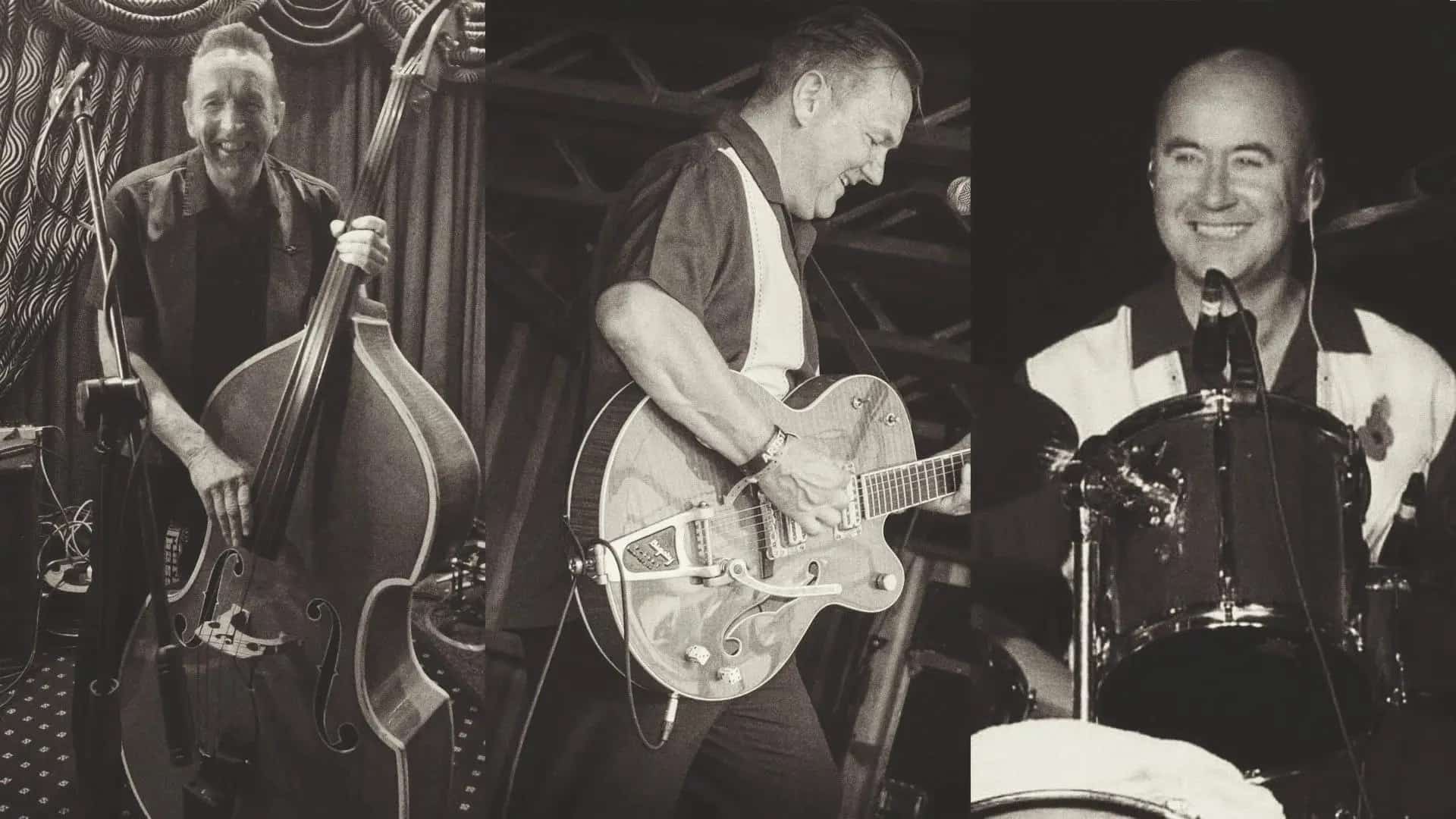 Rockin the Joint performing live rock’n’roll in concert at Hotel Puente Real in Torremolinos