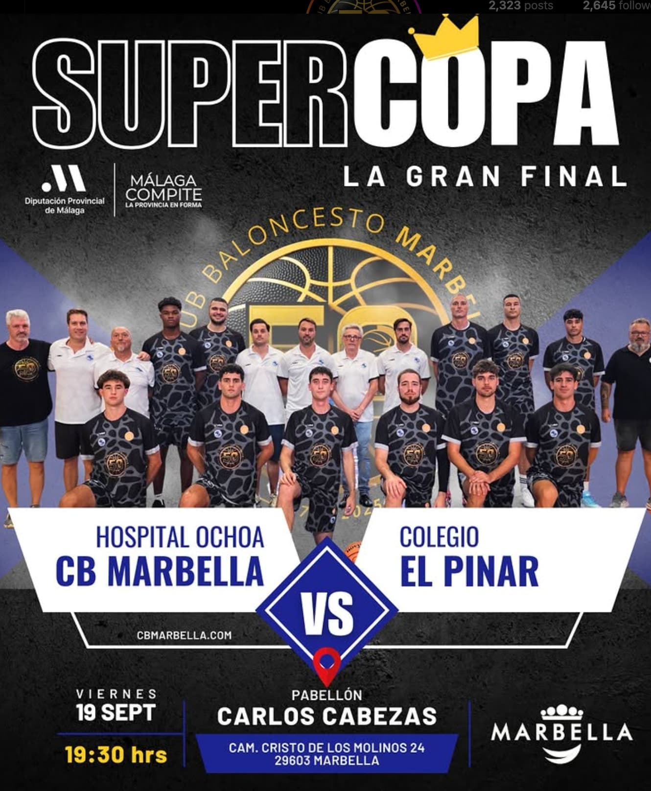 Marbella Supercup Basketball Final Poster