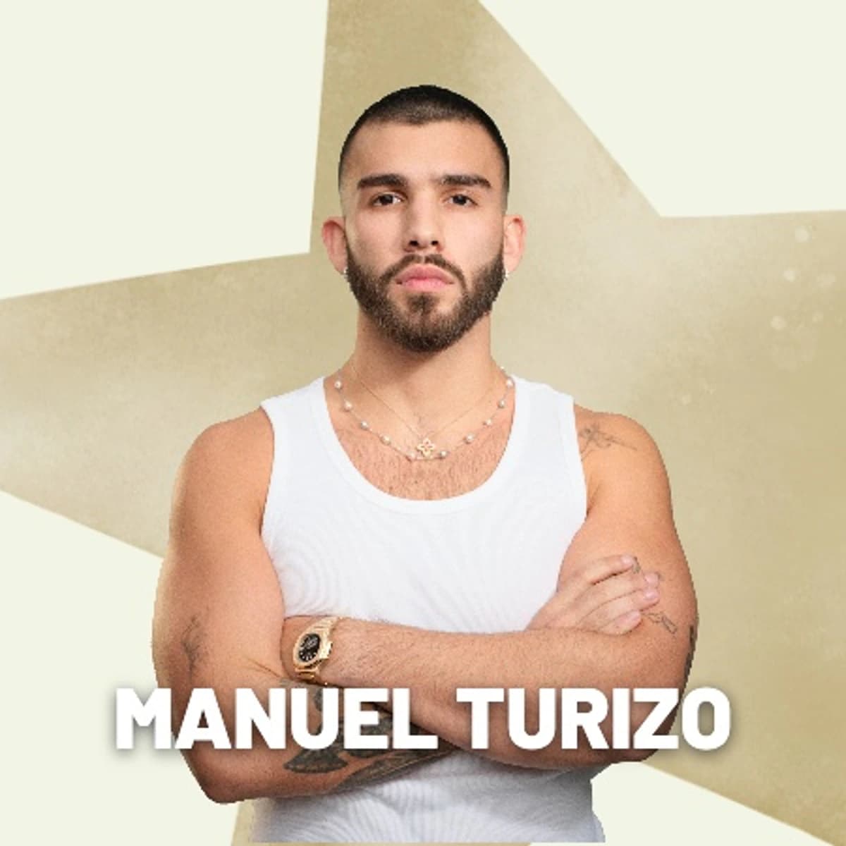 Cartel de Manuel Turizo para su concierto de 2026 en Starlite Occident, dentro de la programación musical de verano en Marbella.