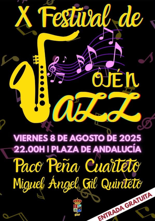 10th Ojén Jazz Festival 2025 Poster