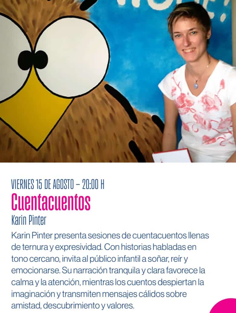 Storytelling with Karin Pinter at Parque de la Alameda Poster
