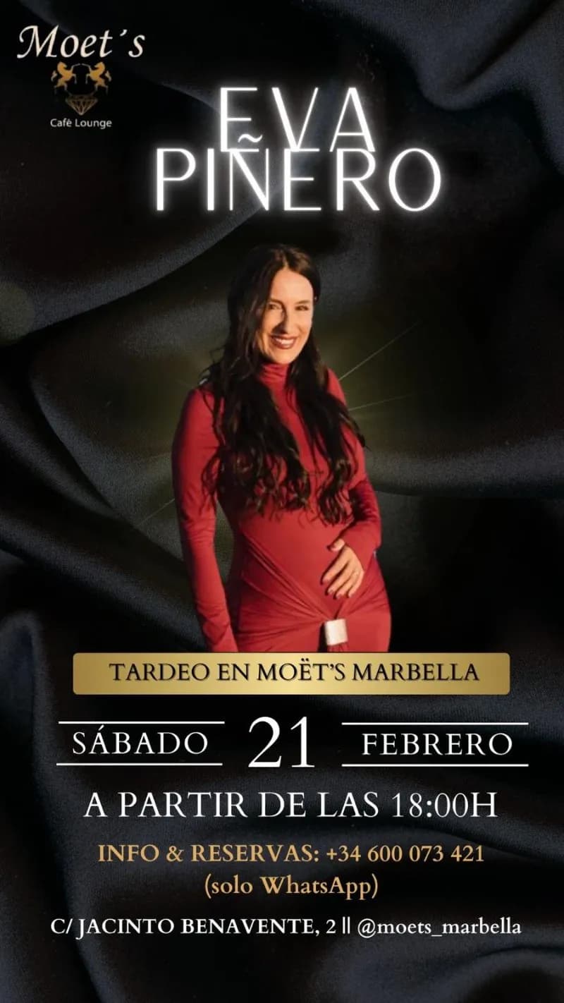 Eva Piñero – Tardeo Flamenco en Möet’s Lounge Marbella Imagen de Galería 2