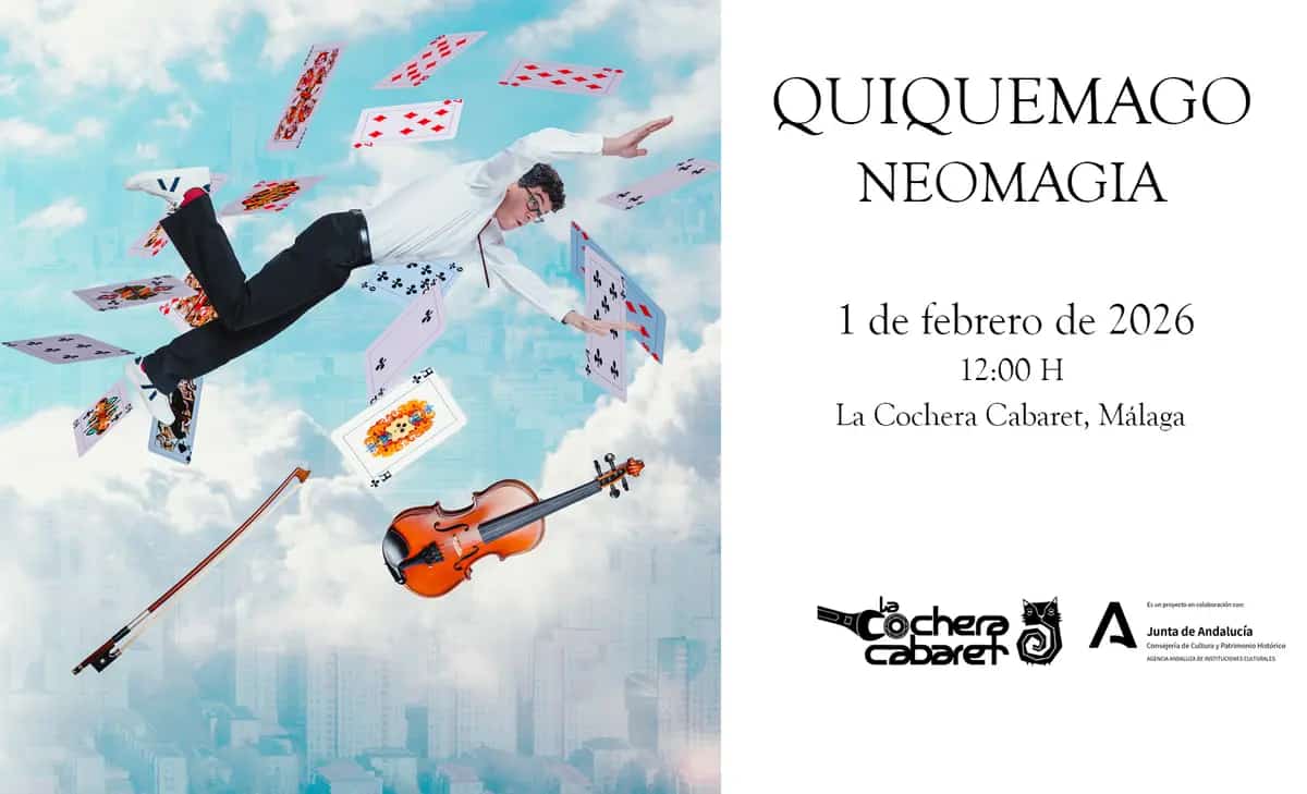 Quiquemago realizando magia con instrumentos musicales