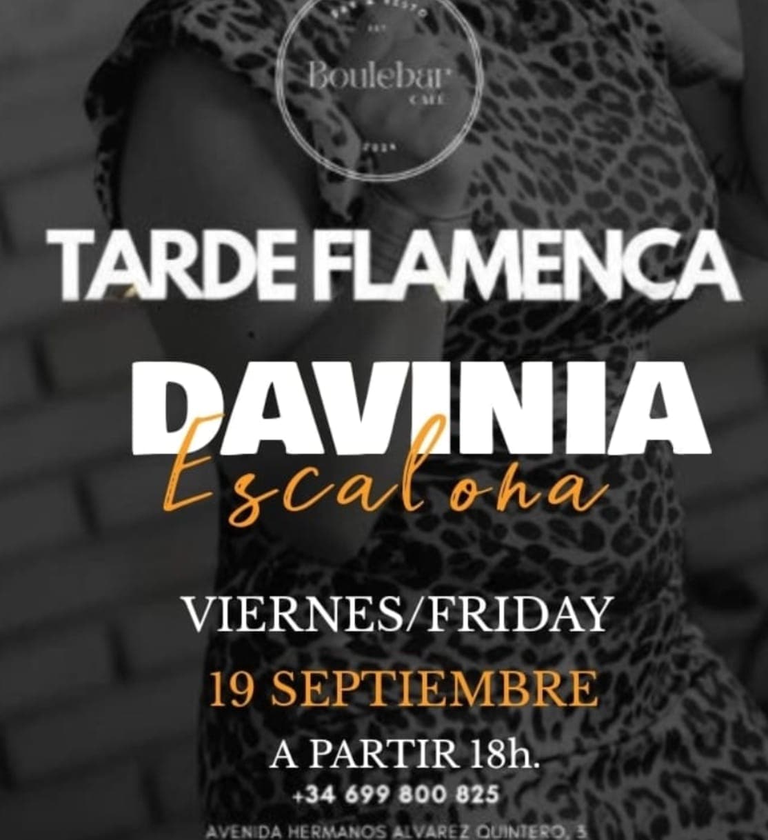 Flamenco en Vivo — Tarde Acústica Póster