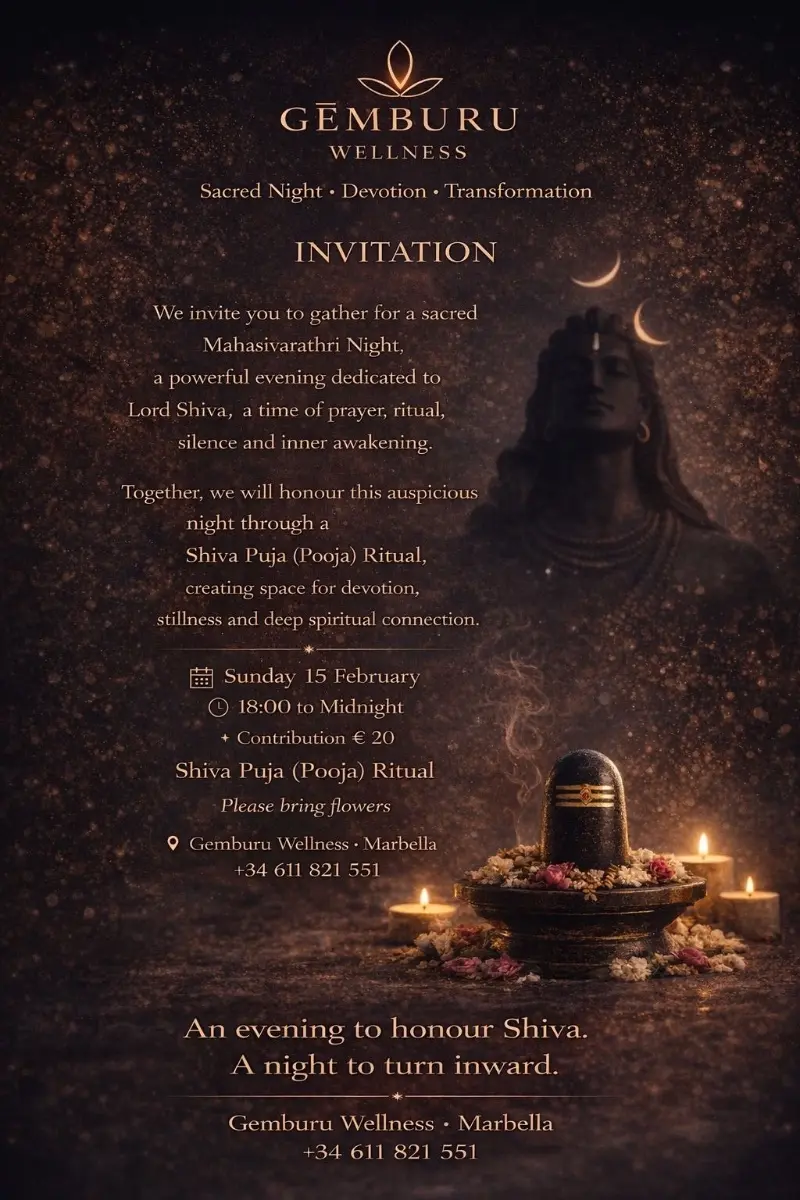 Noche Sagrada de Mahasivarathri: Ritual de Shiva Puja en Gemburu Wellness Imagen de Galería 1