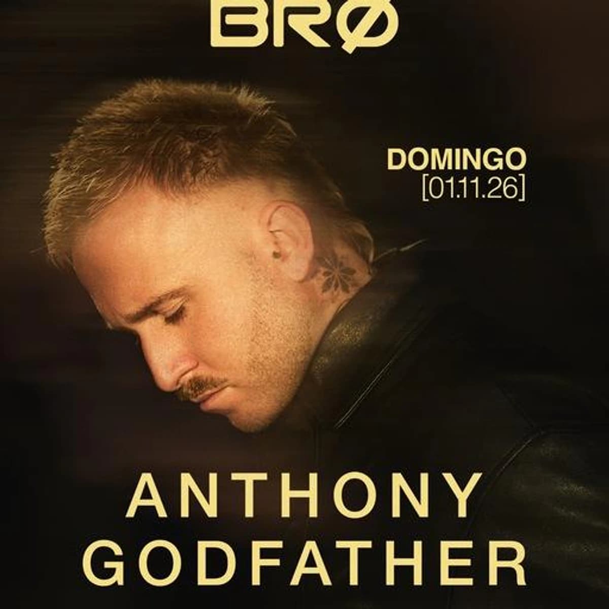 Anthony Godfather en BRØ Málaga: noche Latin Tech Póster