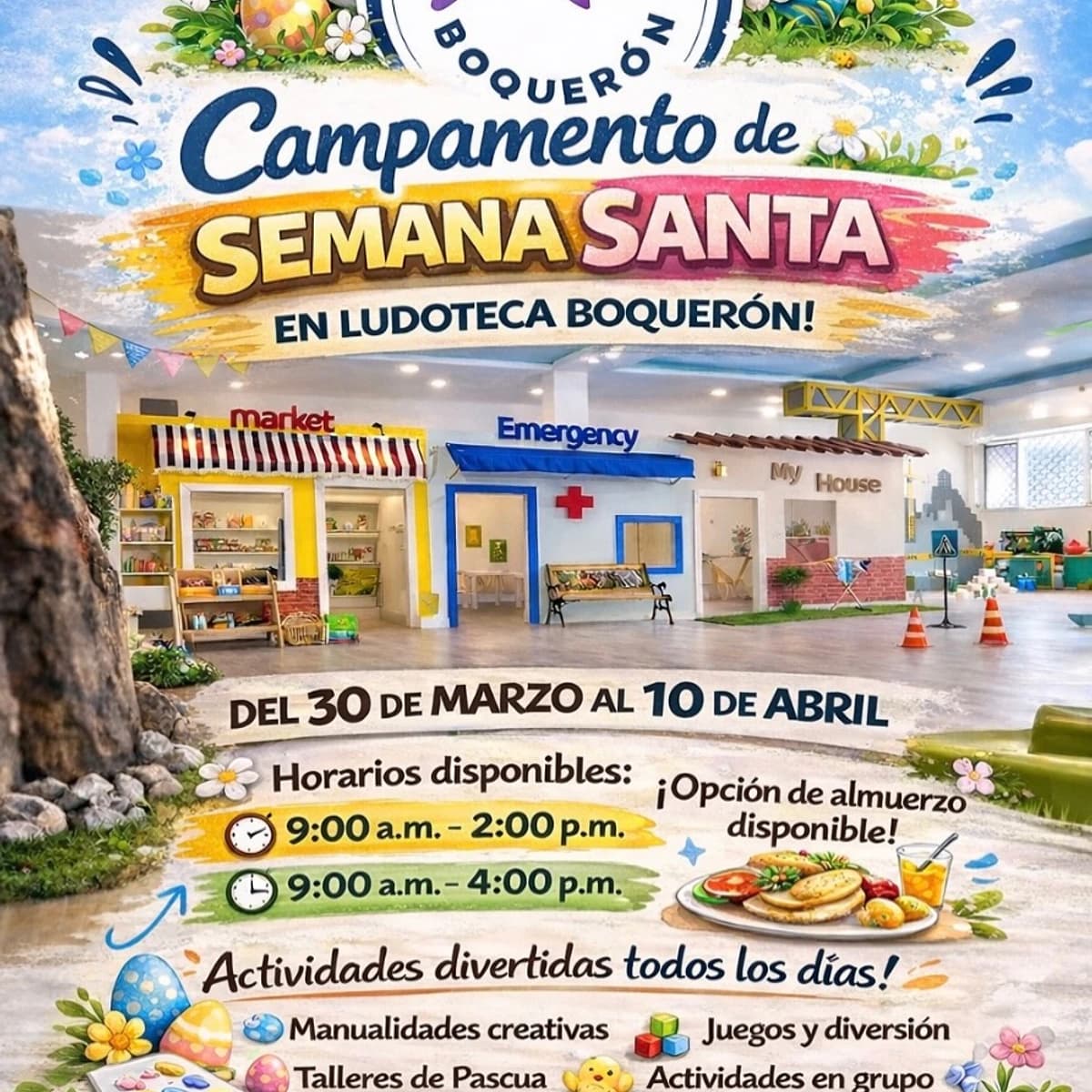 Easter Camp – Fun Activities for Kids Poster