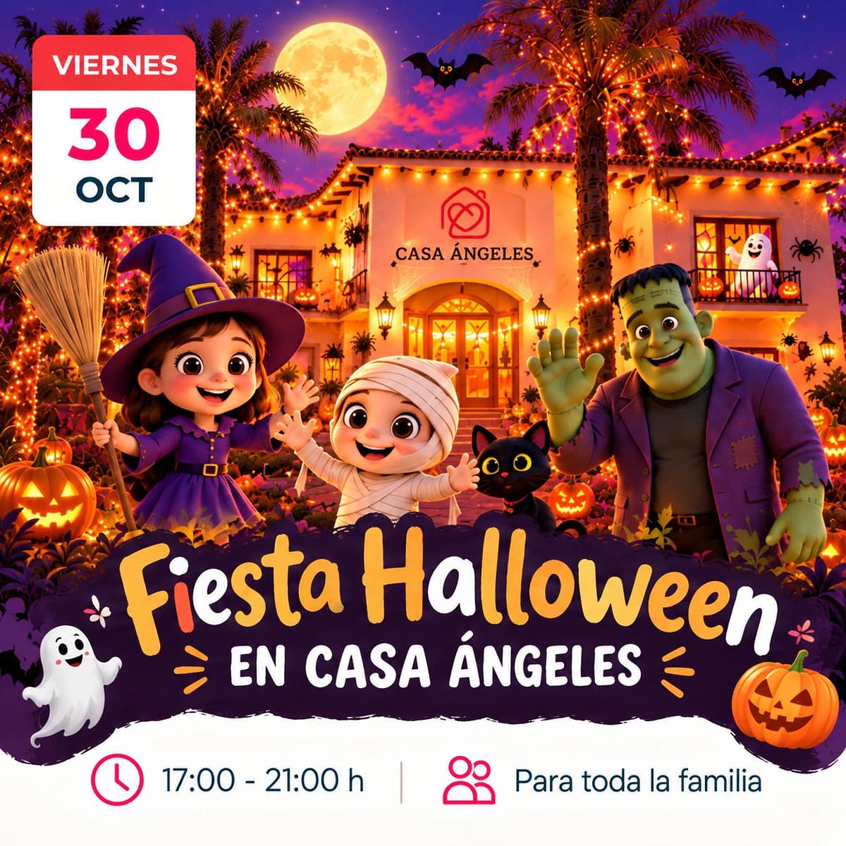 Inclusive Halloween Party Poster