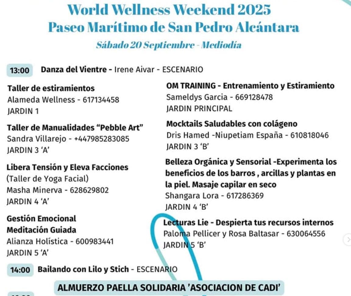 World Wellness Weekend - Sábado- Mediodía Imagen de Galería 1