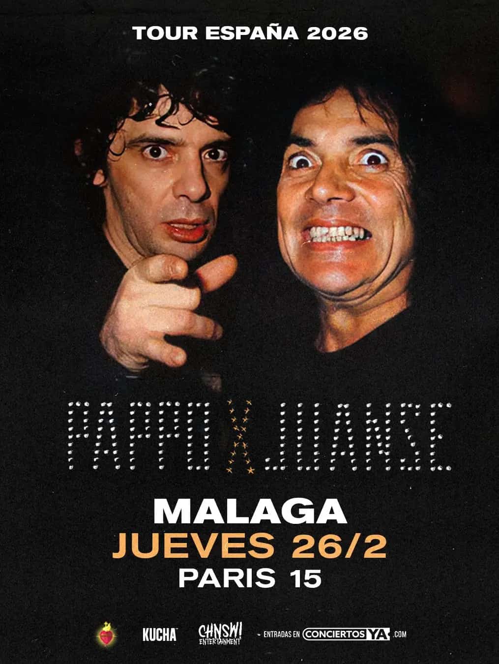 Juanse en concierto homenaje a Pappo con banda completa en directo