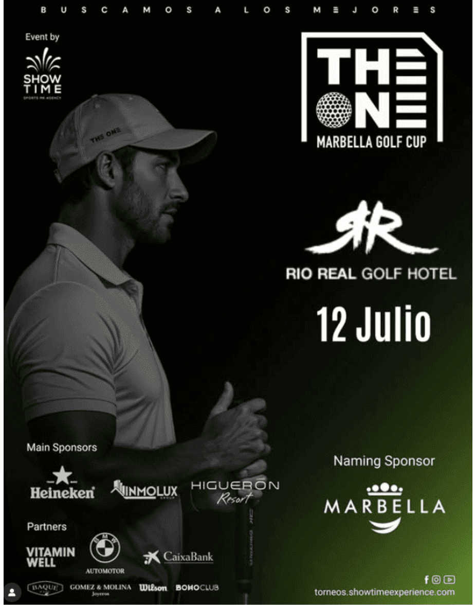 The One Marbella Golf Cup - Rio Real Poster