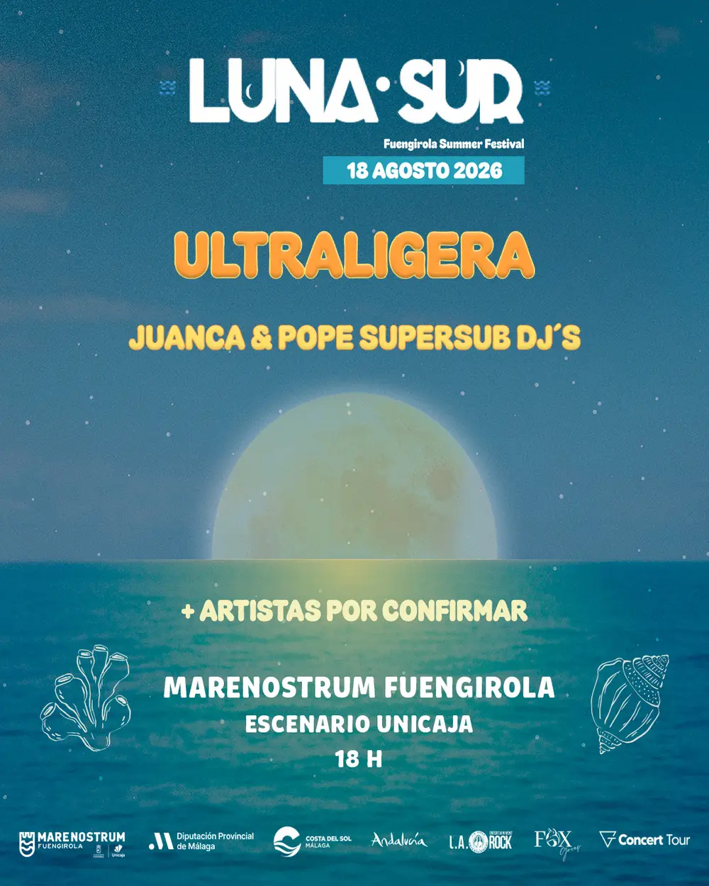 Luna Sur Tardeo Póster