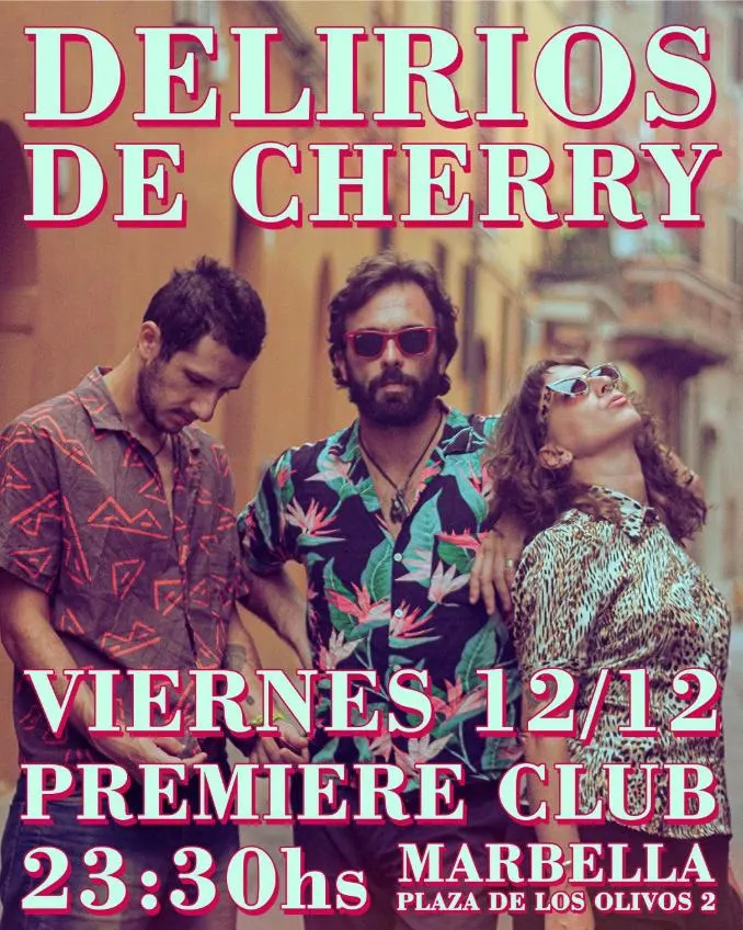Concierto de Delirios de Cherry Póster