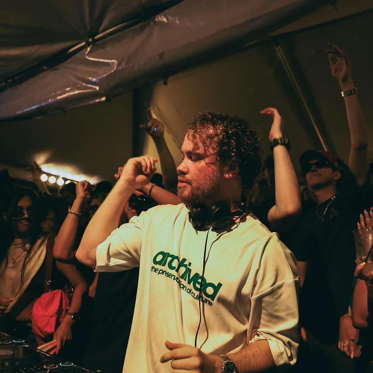 Rossi performing live DJ set at Mogli Club Room in Marbella