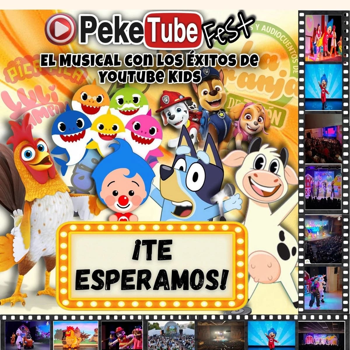 PEKE TUBE, el musical con los éxitos de YouTube Kids - Vélez-Málaga Póster