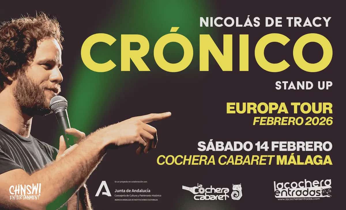 Nicolás de Tracy actuando en el escenario