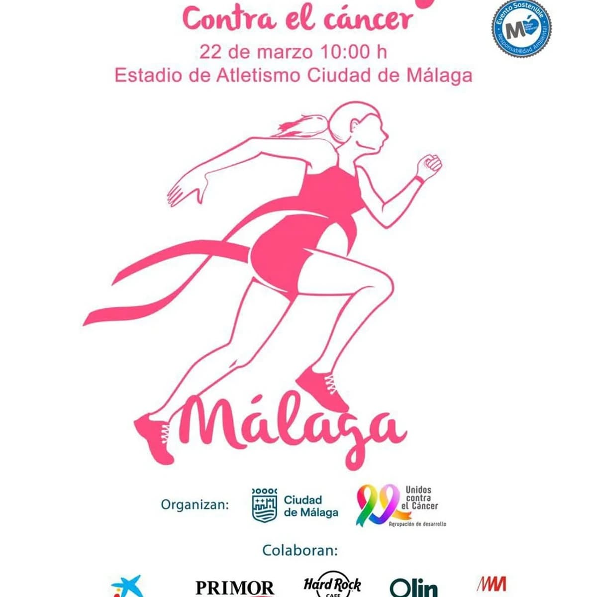 XII Carrera de Mujeres contra el Cáncer Póster