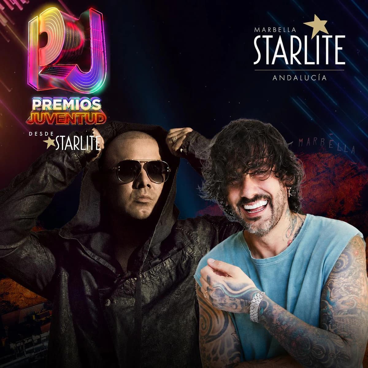 Wisin + Melendi — Dos conciertos, una misma noche Póster