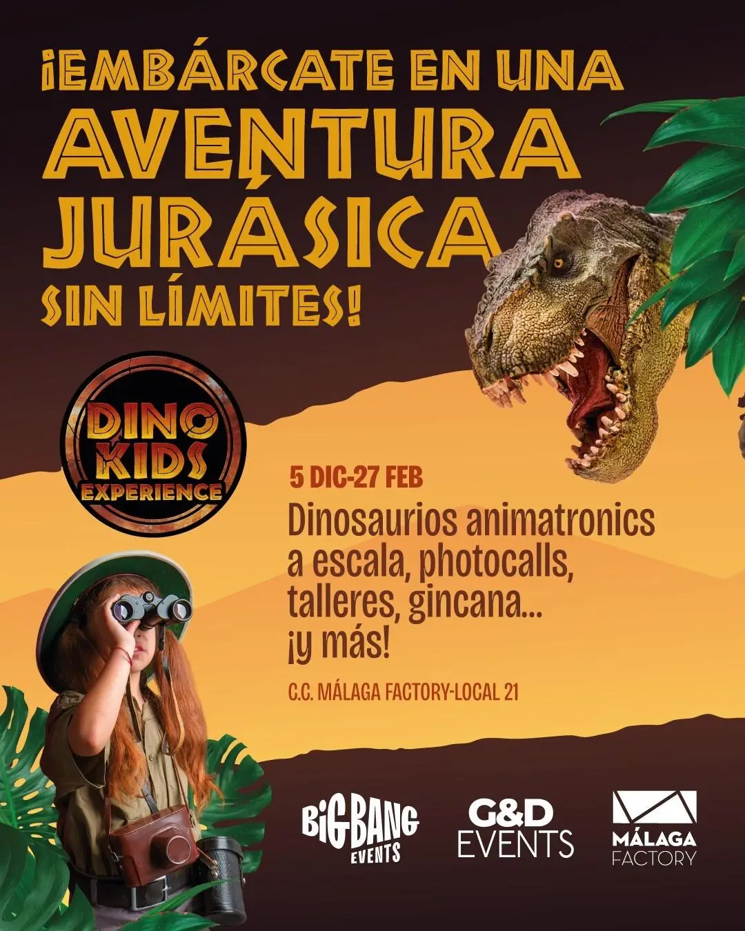 DinoKids Experience 2026 Póster