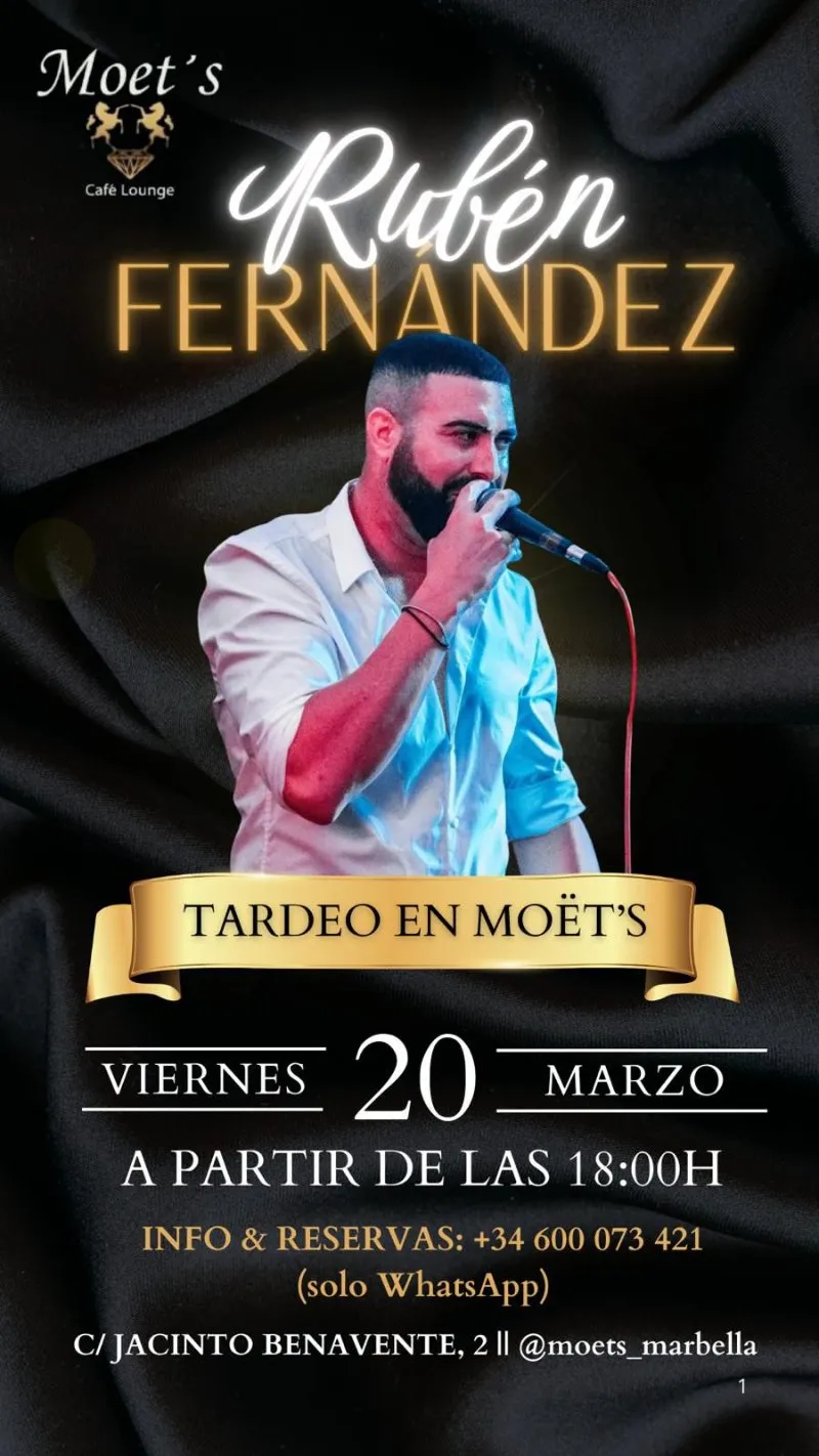 Tardeo con Rubén Fernández Imagen de Galería 1