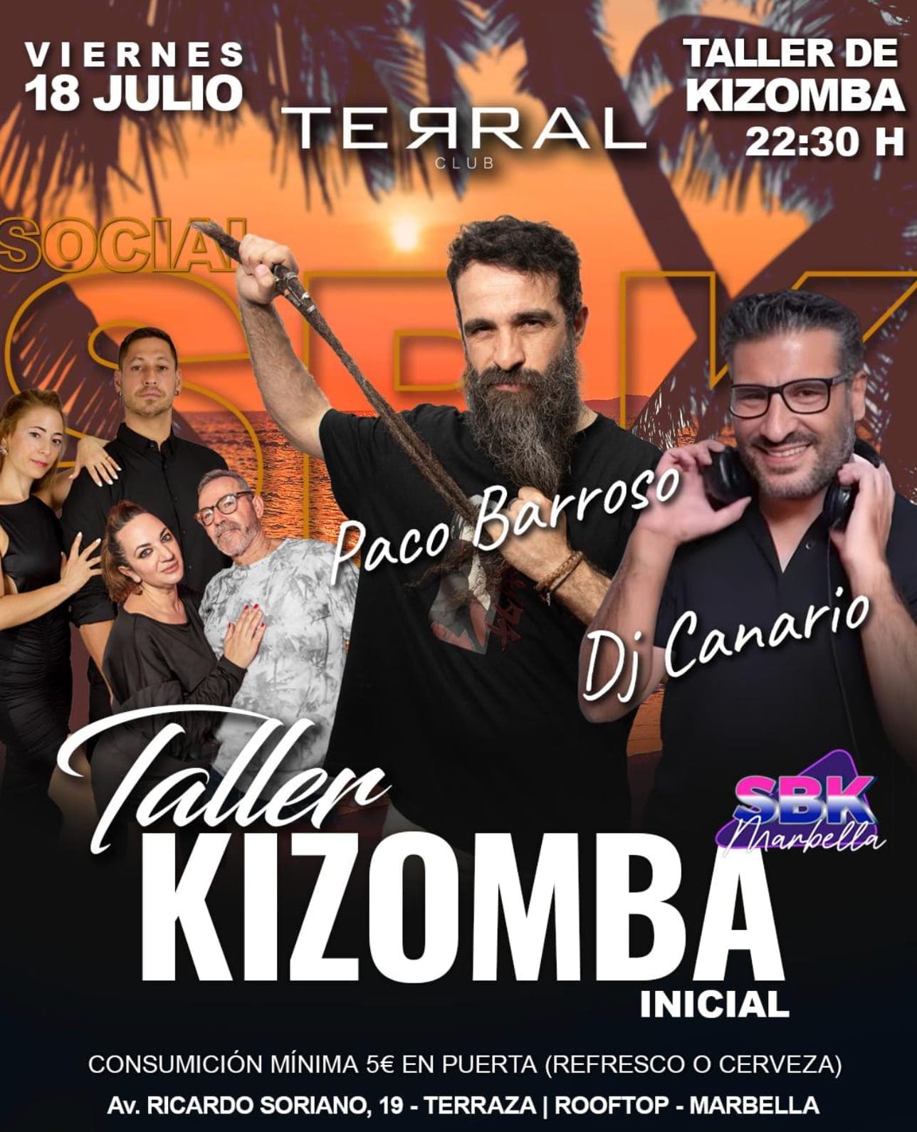 Terral RoofTop Club - Kizomba session Poster