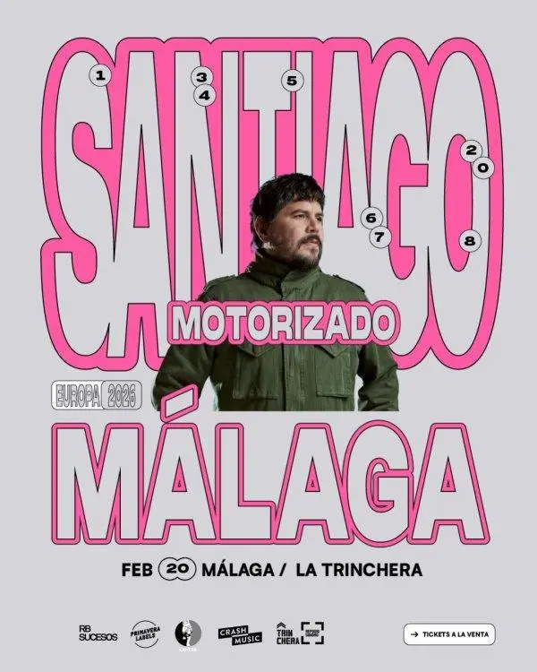 Concierto Santiago Motorizado Póster