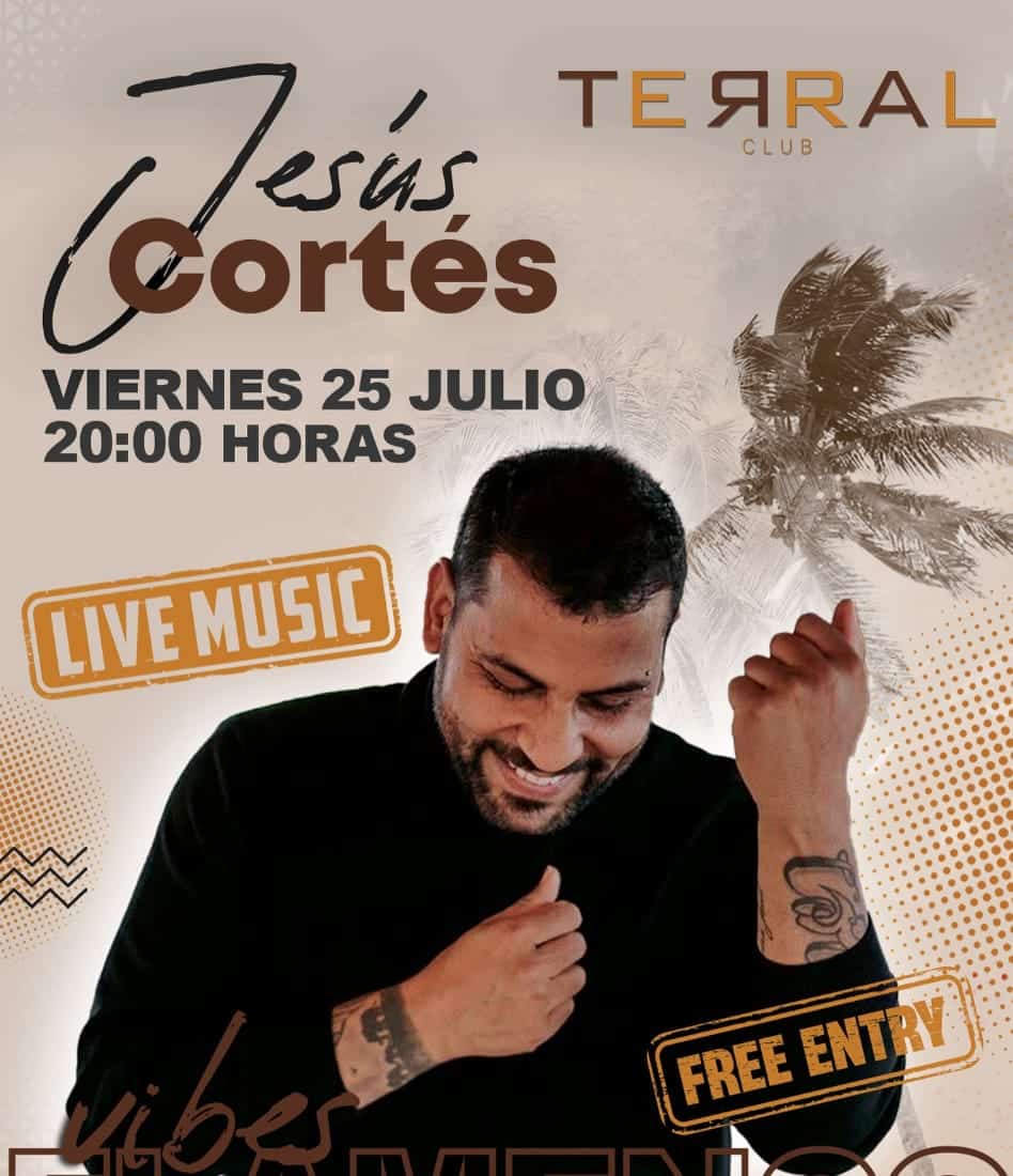 Jesús Cortés en vivo – Terral Club Marbella Poster