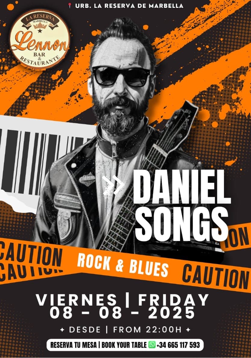 🎸 Daniel Songs en directo Póster