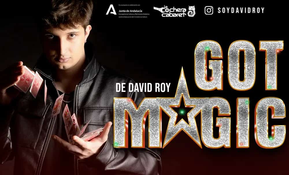 David Roy performing GOT MAGIC in Málaga 2026