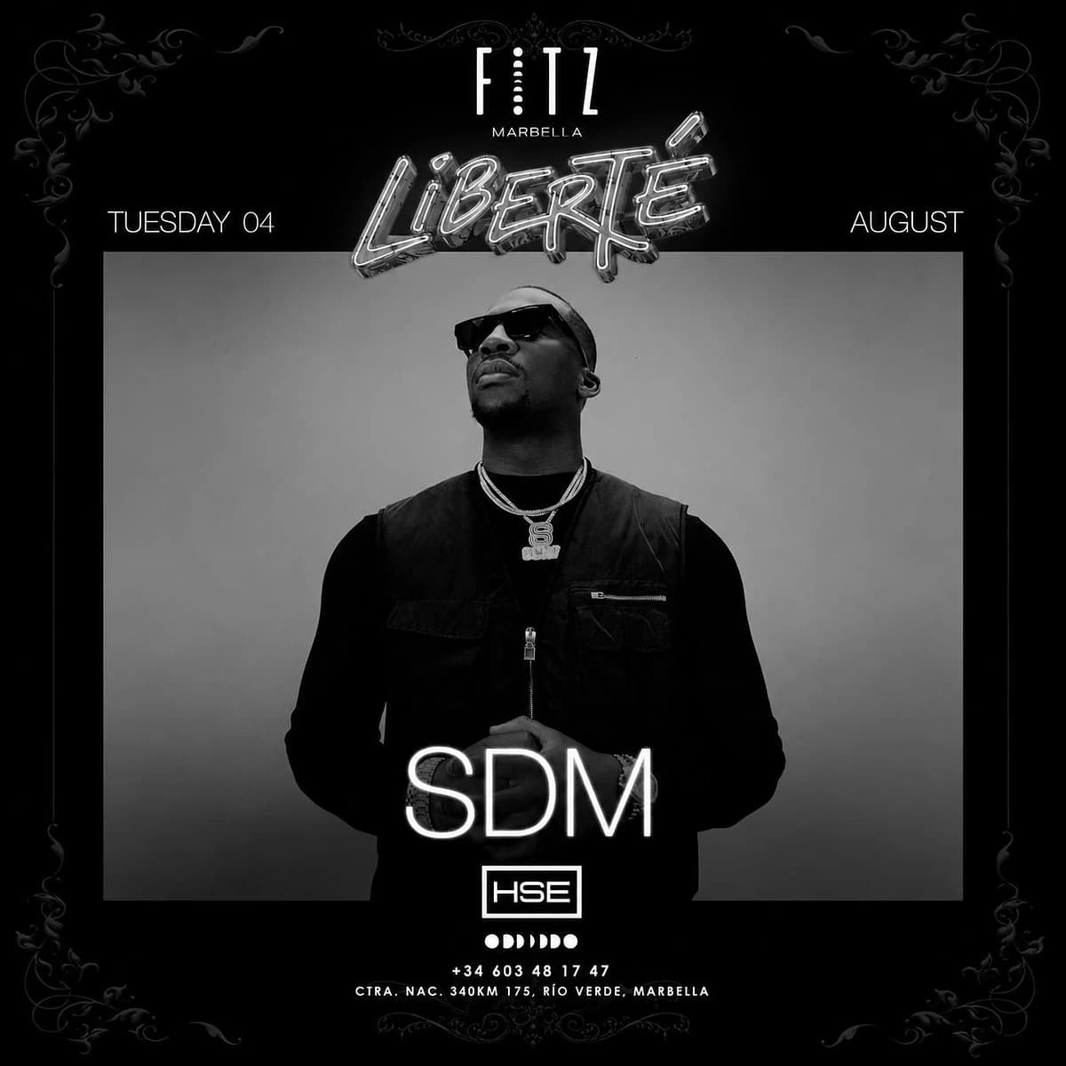 SDM at FITZ Marbella Poster